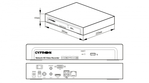 Cyfron NV1009 выводы элементов