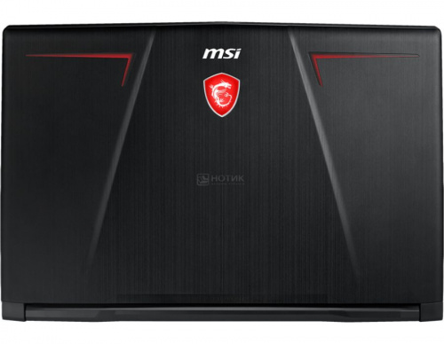 Игровой мощный ноутбук MSI GP73 8RE-471XRU Leopard 9S7-17C522-689 вид сверху