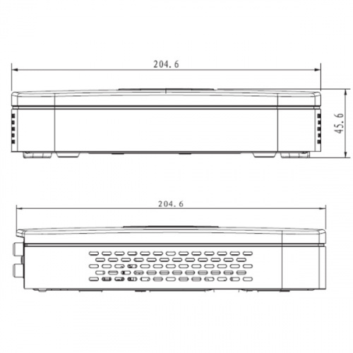 Dahua NVR2108-S2 вид сбоку